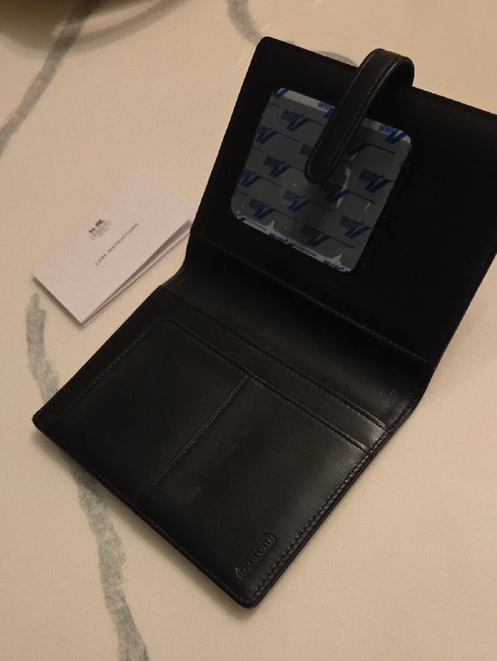 Coach Black Leather Wallet